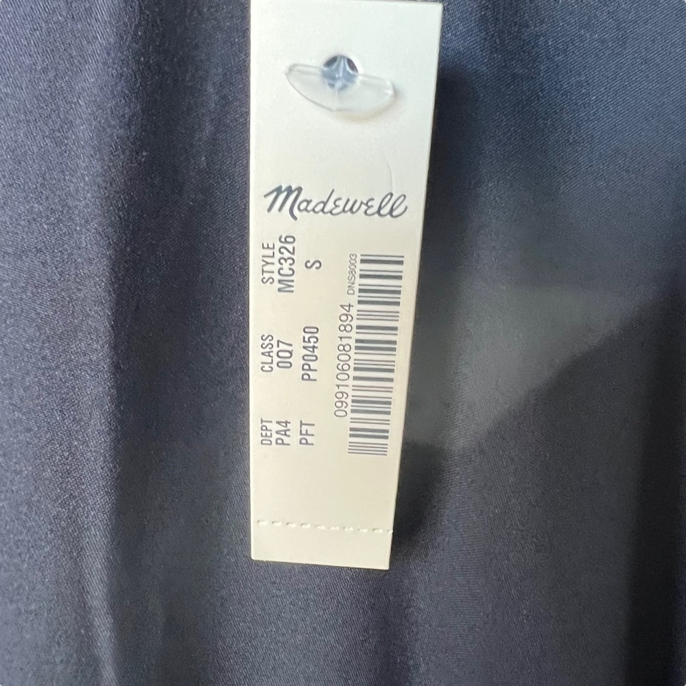 MADEWELL Georgette Ruffle-Wrap Mini Dress in Aster Portrait - Picture 10 of 10